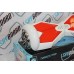 Razor Blade - White Red 6.5 Inch